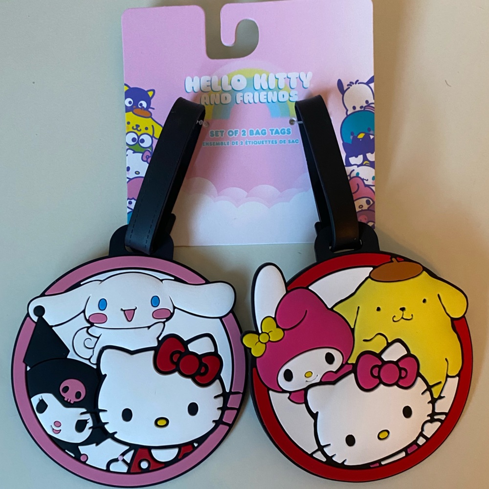 HELLO KITTY & FRIENDS by Sanrio Luggage Tags, set of 2